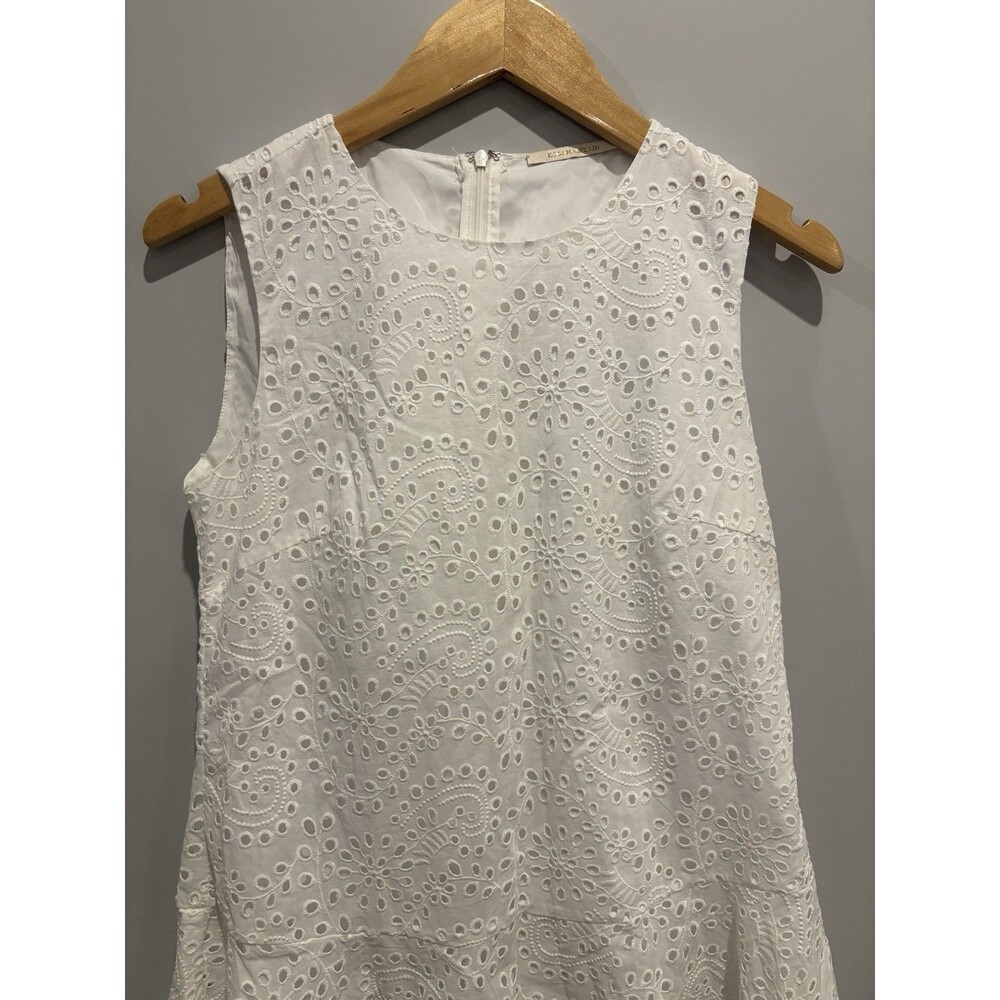 Kobi Halperin Leora White Eyelet Mini Dress Size XS NWOT - Picture 8 of 11